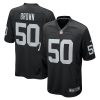 Las Vegas Raiders Jayon Brown Nike Black NFL Game Jersey