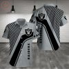 Las Vegas Raiders Silver Black Hawaiian Shirt
