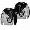 Las Vegas Raiders Silver Black Sweatshirt