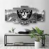Las Vegas Raiders Stadium 5 Panel Canvas