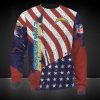 Los Angeles Chargers American Flag Sweatshirt