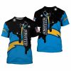 Los Angeles Chargers Blue Black T-Shirt V11