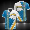 Los Angeles Chargers Blue White Polo Shirt