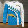 Los Angeles Chargers Blue White Sweatshirt V2