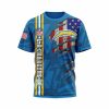 Los Angeles Chargers Custom Name Powder Blue T-Shirt