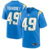 Los Angeles Chargers Drue Tranquill Nike Powder Blue NFL Game Jersey