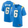 Los Angeles Chargers Dustin Hopkins Nike Powder Blue NFL Game Jersey