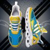 Los Angeles Chargers Gold Powder Blue Max Soul Shoes