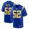 Los Angeles Chargers Khalil Mack Nike Royal Alternate NFL Game Jersey
