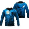 Los Angeles Chargers Powder Blue Pullover Hoodie V7