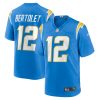 Los Angeles Chargers Taylor Bertolet Nike Powder Blue NFL Game Jersey