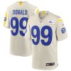 Los Angeles Rams Aaron Donald Nike Cream NFL Game Jersey