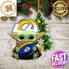 Los Angeles Rams Baby Yoda Christmas Custom Shaped Ornament