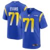 Los Angeles Rams Bobby Evans Nike Royal NFL Game Jersey