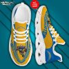Los Angeles Rams Custom Name Blue Golden Version Max Soul Shoes