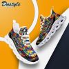 Los Angeles Rams Custom Name Puzzle Max Soul Shoes