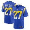 Los Angeles Rams Darrell Henderson Jr. Nike Royal NFL Game Jersey