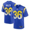 Los Angeles Rams Grant Haley Nike Royal NFL Game Jersey