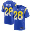 Los Angeles Rams Marshall Faulk Nike Royal Retired NFL Game Jersey