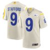 Los Angeles Rams Matthew Stafford Nike Cream NFL Game Jersey