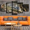 Los Angeles Rams Stadium Night 5 Panel Canvas
