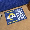 Los Angeles Rams World’s Best Dad Rubber Doormat