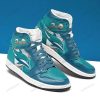 Miami Dolphins Aqua Air Jordan 1 High Sneakers