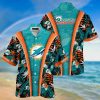 Miami Dolphins Aqua Black Hawaiian Shirt