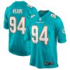 Miami Dolphins Christian Wilkins Nike Aqua NFL Game Jersey