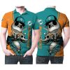 Miami Dolphins Jack Skellington Polo Shirt