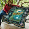 Miami Dolphins Quilt Blanket V5