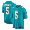 Miami Dolphins Teddy Bridgewater Nike Aqua NFL Game Jersey