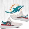 Miami Dolphins The Avengers White Yeezy Boost Sneakers