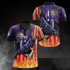 Minnesota Vikings American Flag Polo Shirt
