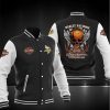 Minnesota Vikings Black Harley Davidson Baseball Jacket