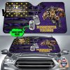 Minnesota Vikings Custom Name Camo Car Sunshade
