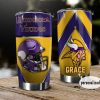 Minnesota Vikings Custom Name Logo Tumbler