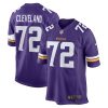 Minnesota Vikings Ezra Cleveland Nike Purple NFL Game Jersey