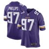 Minnesota Vikings Harrison Phillips Nike Purple NFL Game Jersey