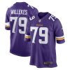 Minnesota Vikings Kenny Willekes Nike Purple NFL Game Jersey