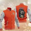 Minnesota Vikings Orange Grey Hades Baseball Jacket