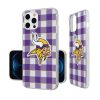 Minnesota Vikings Plaid Design Phone Case