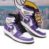 Minnesota Vikings Purple Helmet White Sneaker Air Jordan 1 High Sneakers