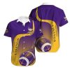 Minnesota Vikings Purple Yellow Rugby Hawaiian Shirt