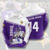 Minnesota Vikings Stefon Diggs Purple White Pullover Hoodie
