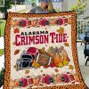 Alabama Crimson Tide Welcome Fall Pumpkin Quilt Blanket