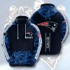 New England Patriots Blue Camo Pullover Hoodie