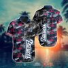 New England Patriots Coconut Beach Black Hawaiian Shirt