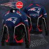 New England Patriots Custom Name Avenger Navy Sweatshirt