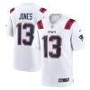 New England Patriots Jack Jones Nike White NFL Game Jersey